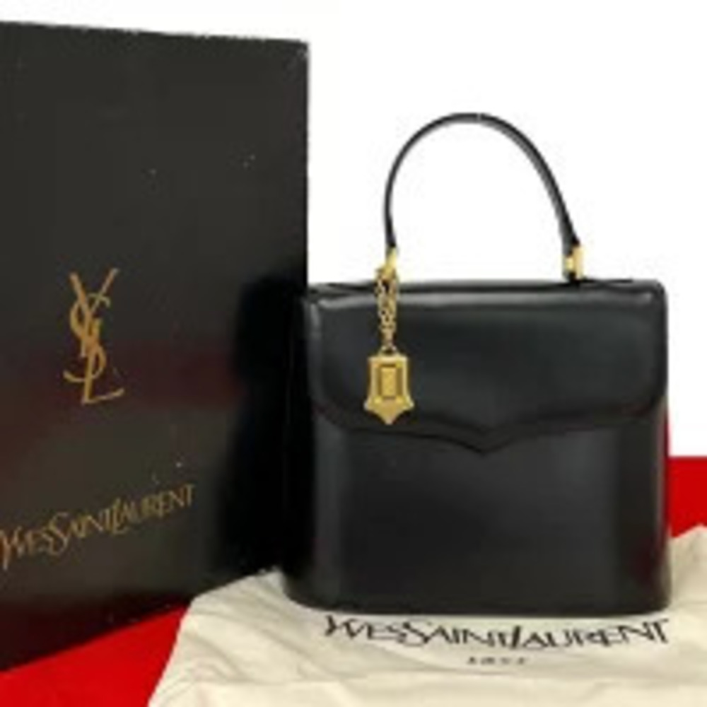 Saint Laurent Uptown Leather 2Way Bag Black